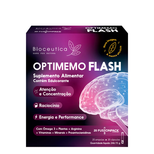 Bioceutica Optimemo Flash Fusionpack 20 Ampolas + 20 Cápsulas