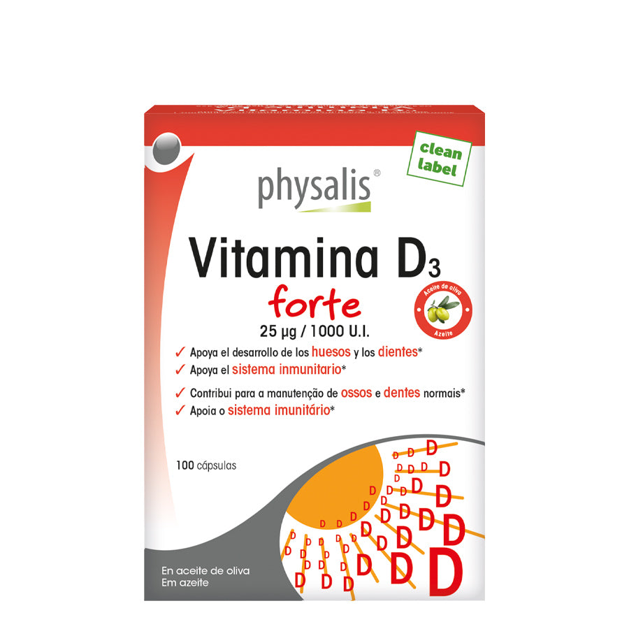 Physalis Vitamin D3 Forte Capsules x100