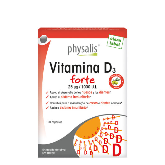 Physalis Vitamin D3 Forte Capsules x100