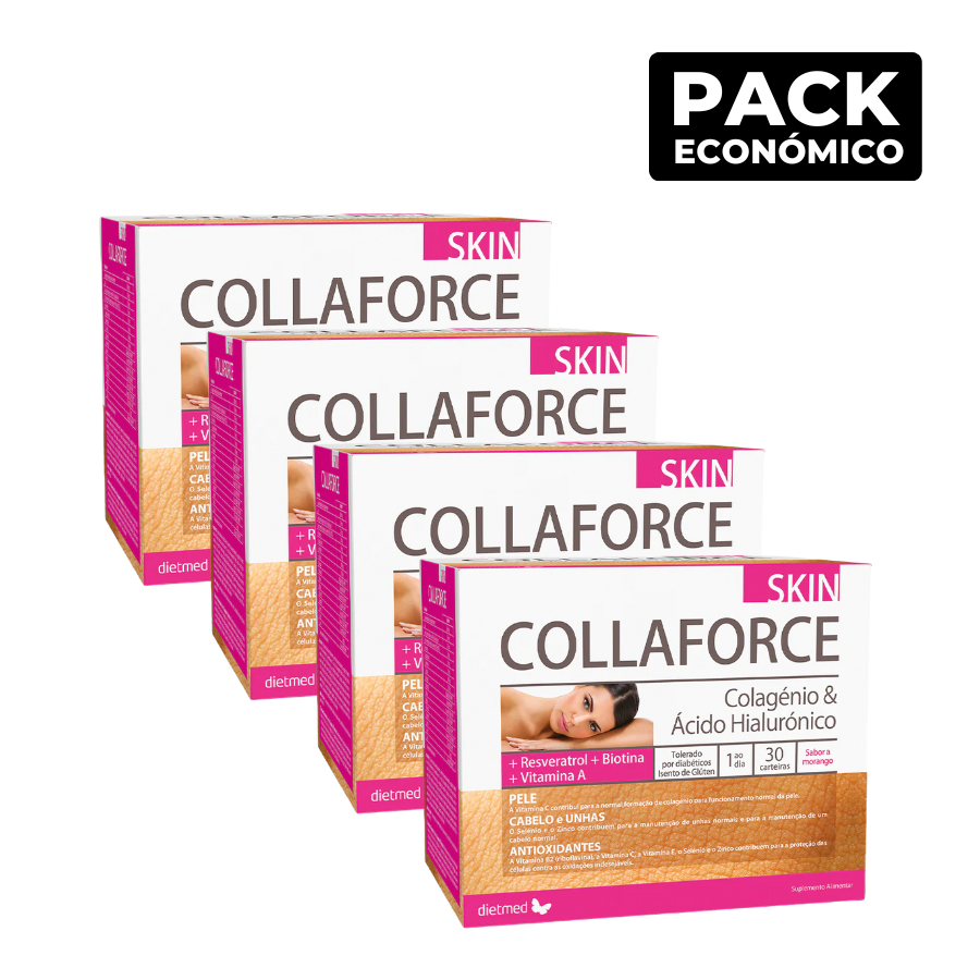 Collaforce Skin - Bolsitas de fresa (4 x 30)