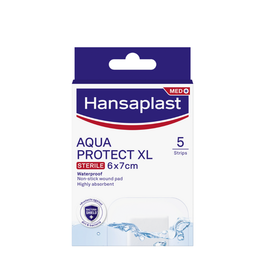 Hansaplast Aqua Protect Apósitos XL x5 (6 x 7cm)