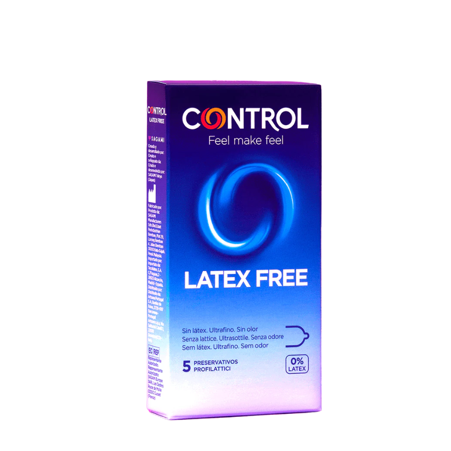 Control Free Latex Preservativos x5