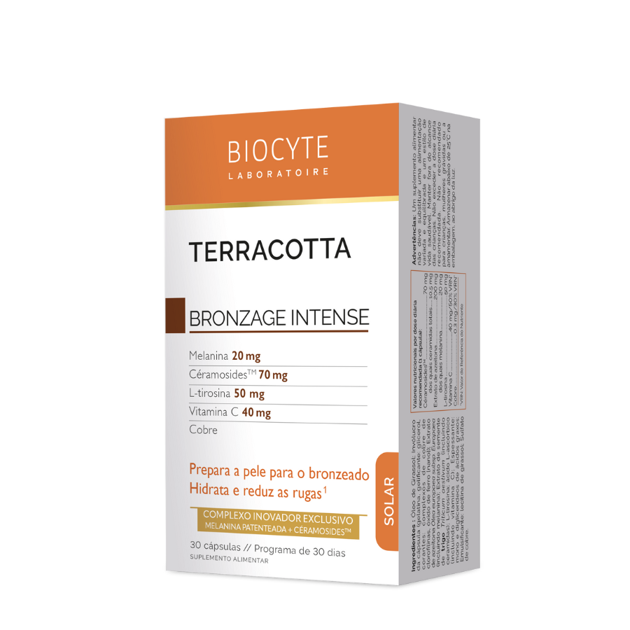 Biocyte Terracotta Bronzage Intense Cápsulas x30