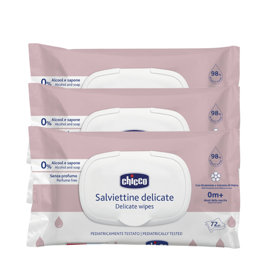 Chicco Delicate Wipes 3x72