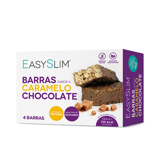 Easyslim Caramel and Chocolate Bars x4