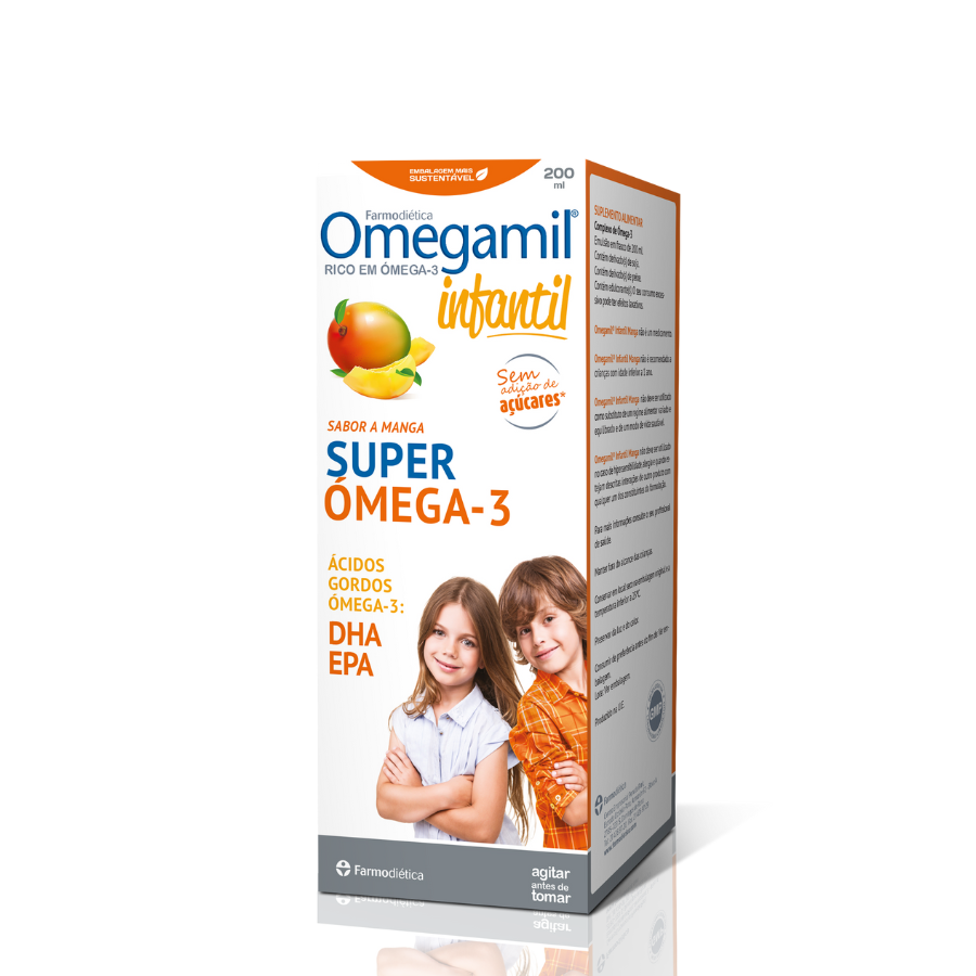 Omegamil Children's Mango Syrup 200ml