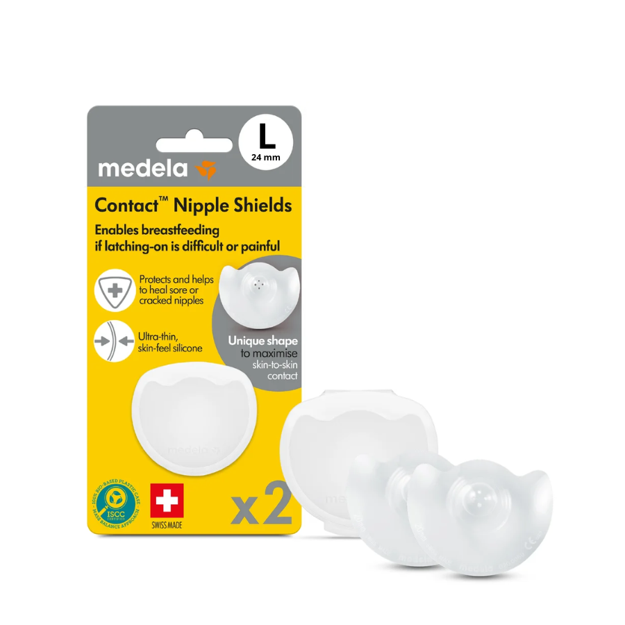 Medela Contact Silicone Nipple Shields Size L X2