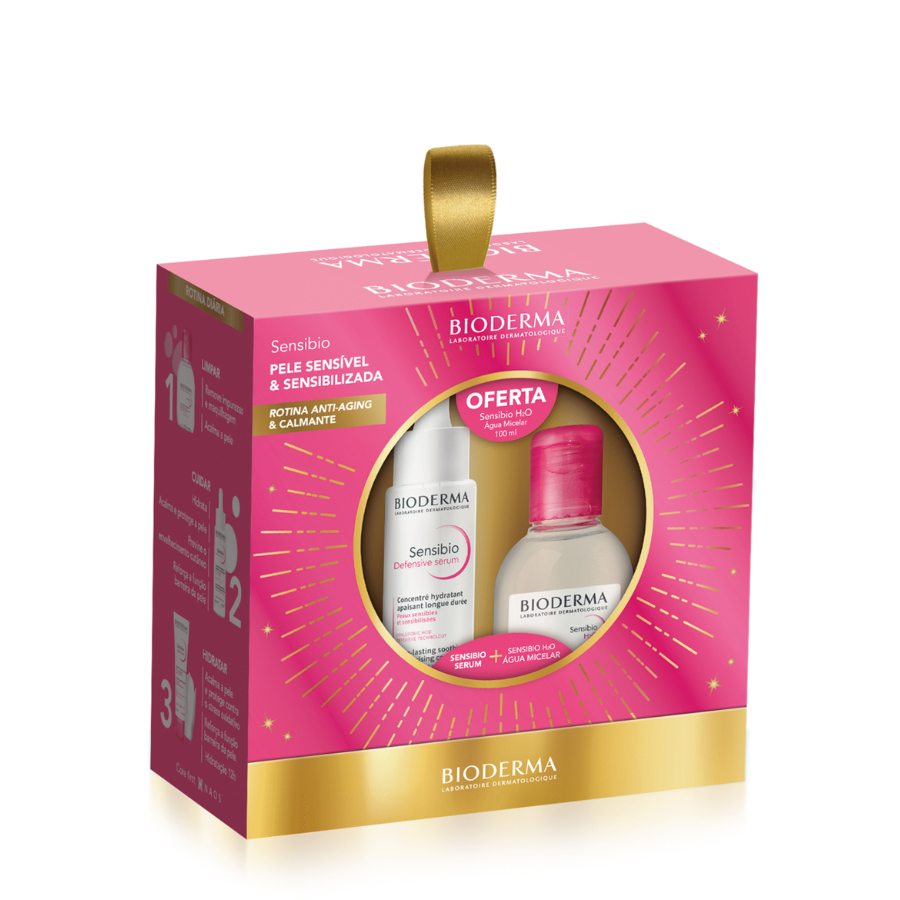 Bioderma Cofre Sensibio Sérum Defensivo 30ml + Agua Micelar 100ml