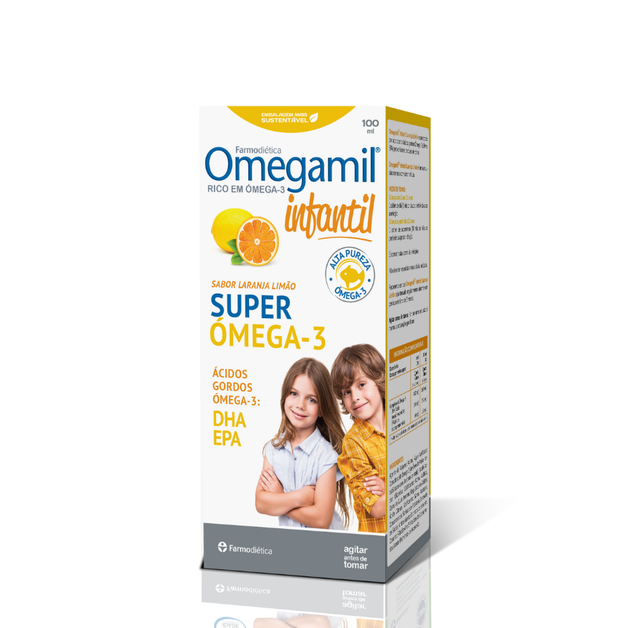 Omegamil Children's Orange Syrup 100ml