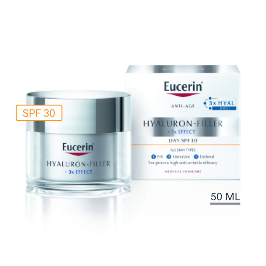 Eucerin Hyaluron-Filler Crème de Jour Effet 3x SPF30 50 ml