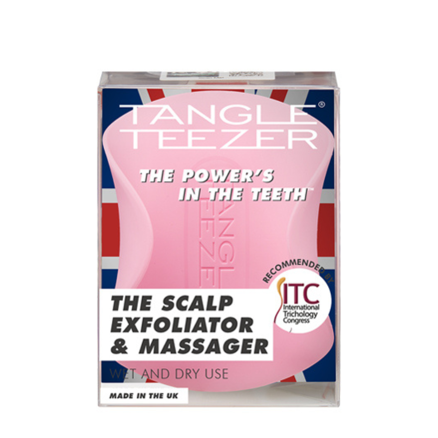 Tangle Teezer Cepillo Exfoliante y Masajeador Rosa