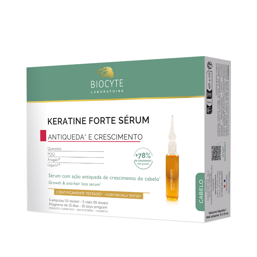 Biocyte Keratine Forte Sérum Ampolas 5x9ml