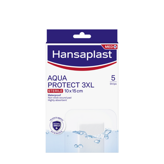 Hansaplast Aqua Protect Dressings 3XL x5 (10 x 15cm)