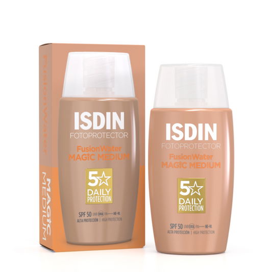 Isdin Photoprotecteur Fusion Water Magic Color Medium SPF50+ 50 ml