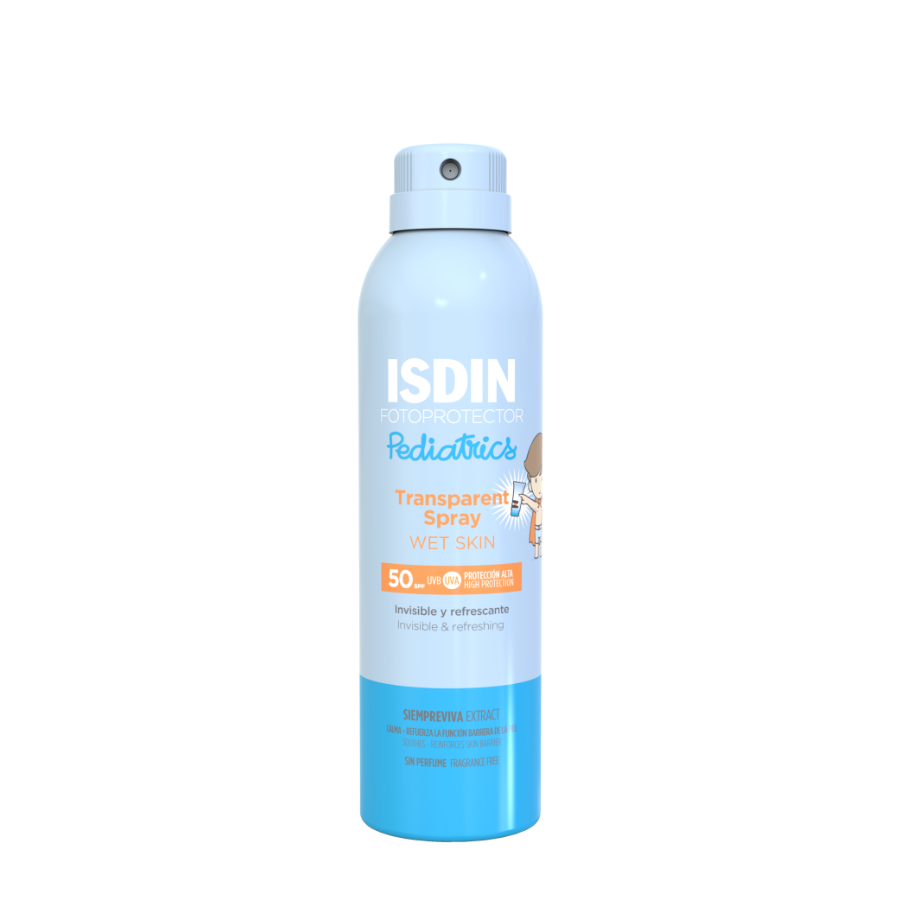 Isdin Pediatrics Spray Transparente Piel Mojada SPF50+ 250ml