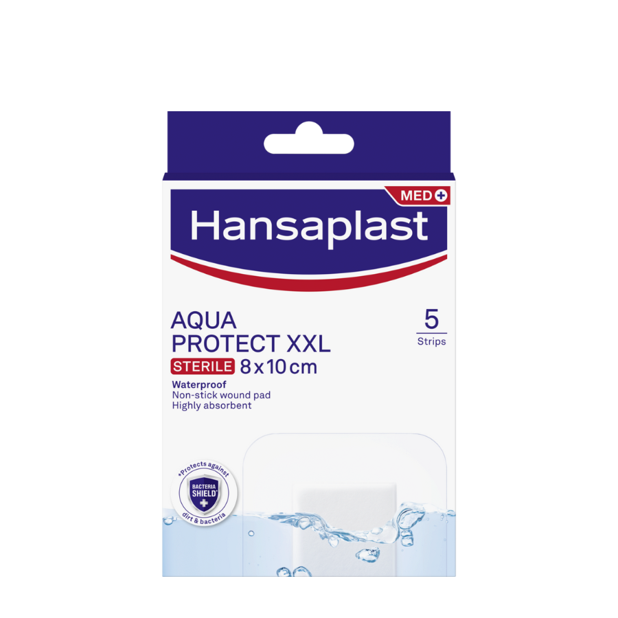 Hansaplast Aqua Protect Apósitos XXL x5 (8 x 10cm)