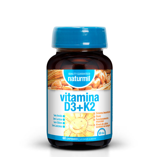 Naturmil Vitamin D3 + K2 Tablets x60