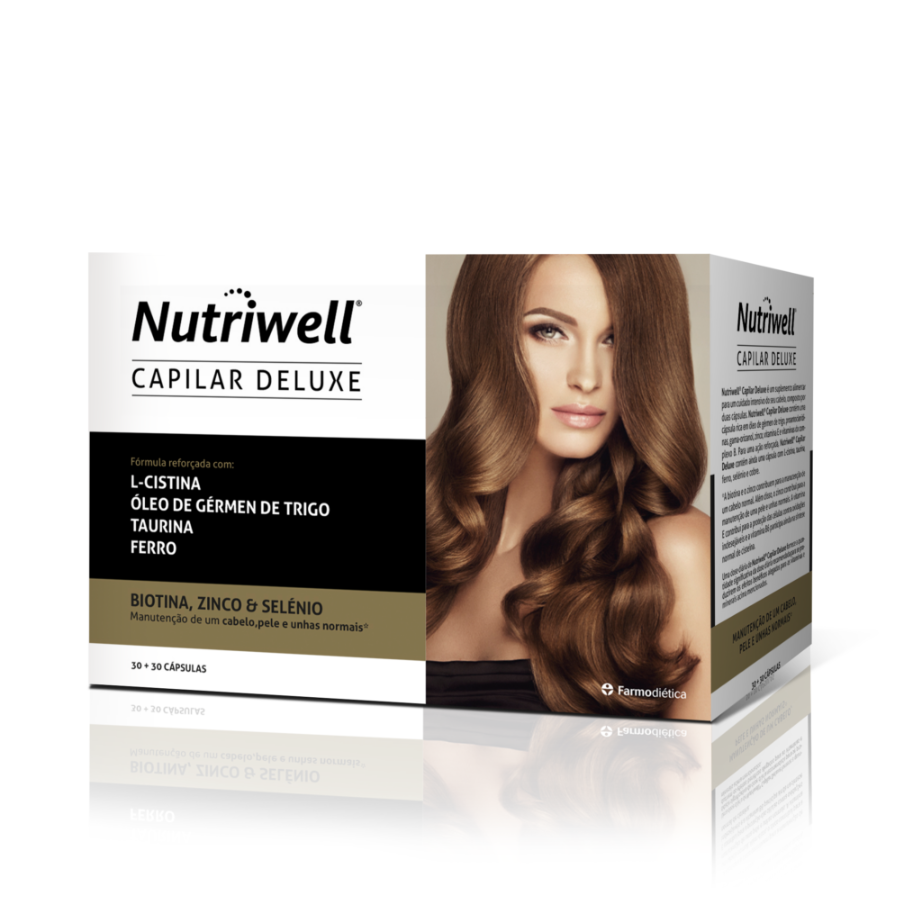 Nutriwell Capilar Deluxe Cápsulas 30+30