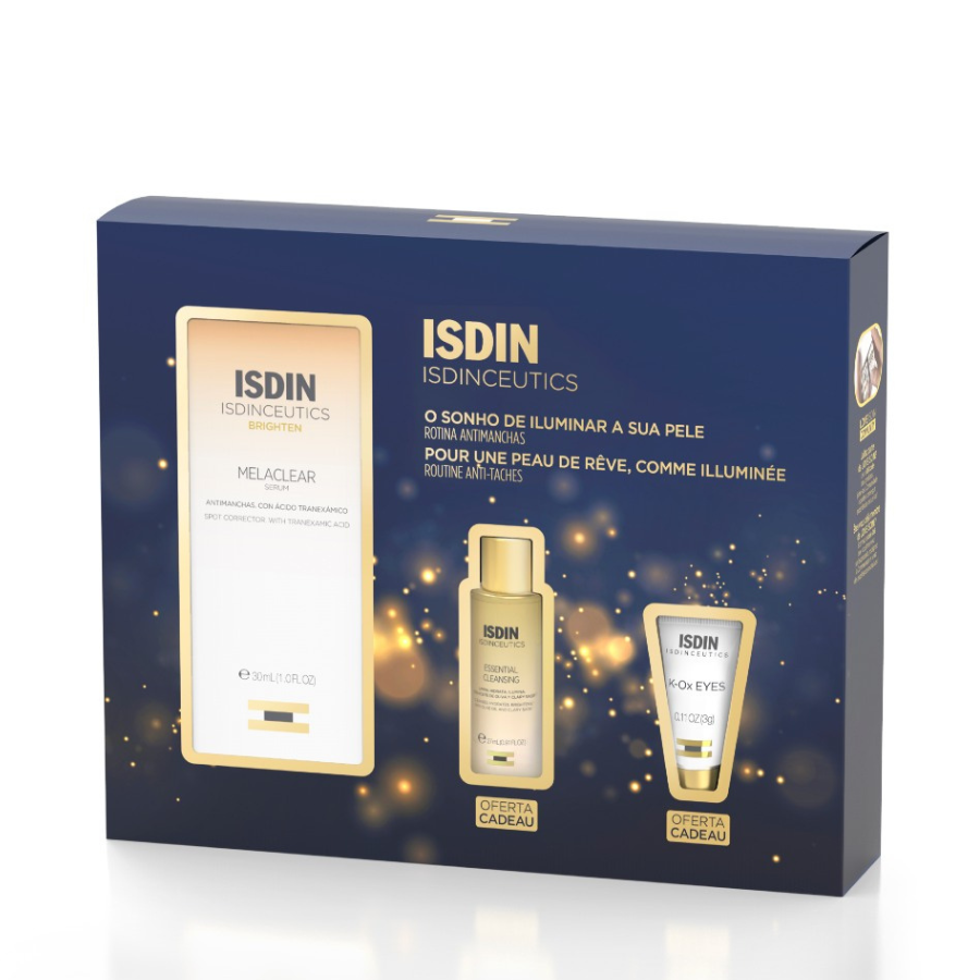 Isdin Isdinceutics Gift Set Melaclear + Essential Cleansing + K-ox Eyes Xmas 2024