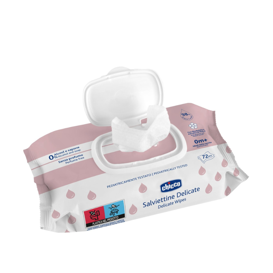 Chicco Delicate Wipes 3x72