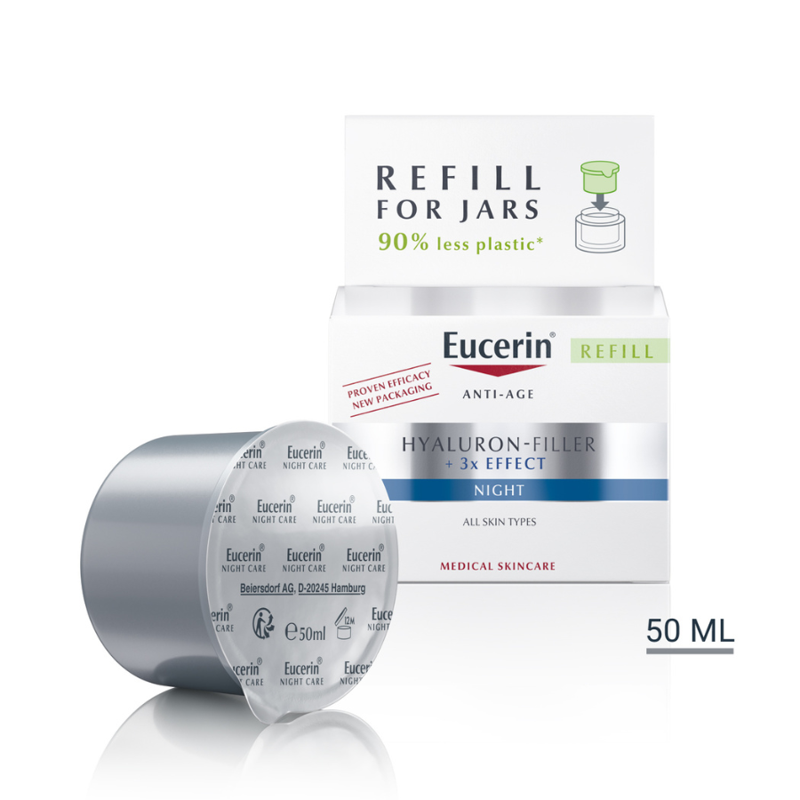 Eucerin Hyaluron-Filler Recharge Crème de Nuit Effet 3x 50 ml