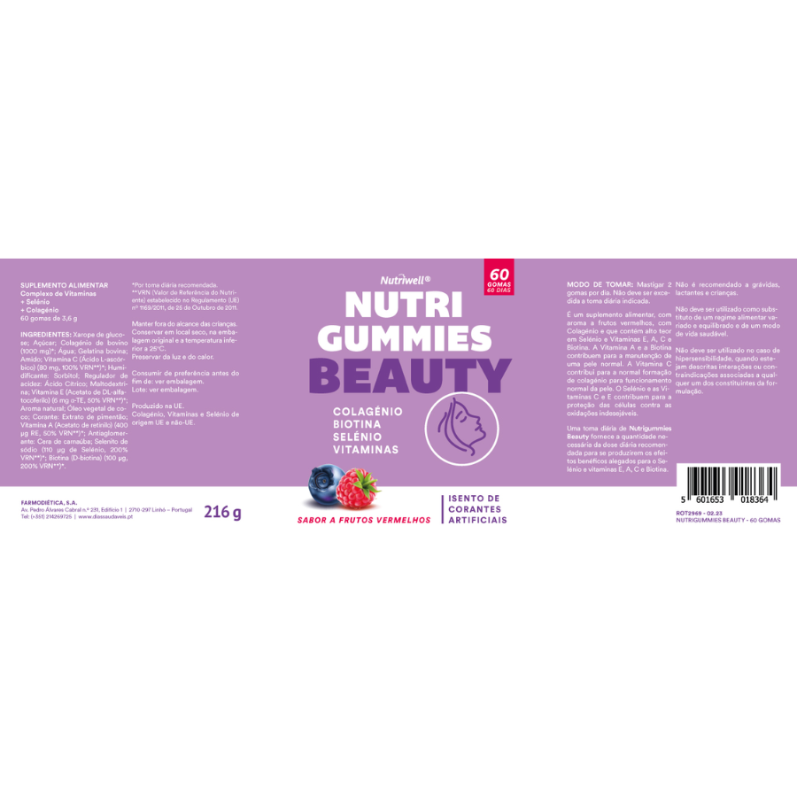 Nutrigummies Gummies Beauté x60