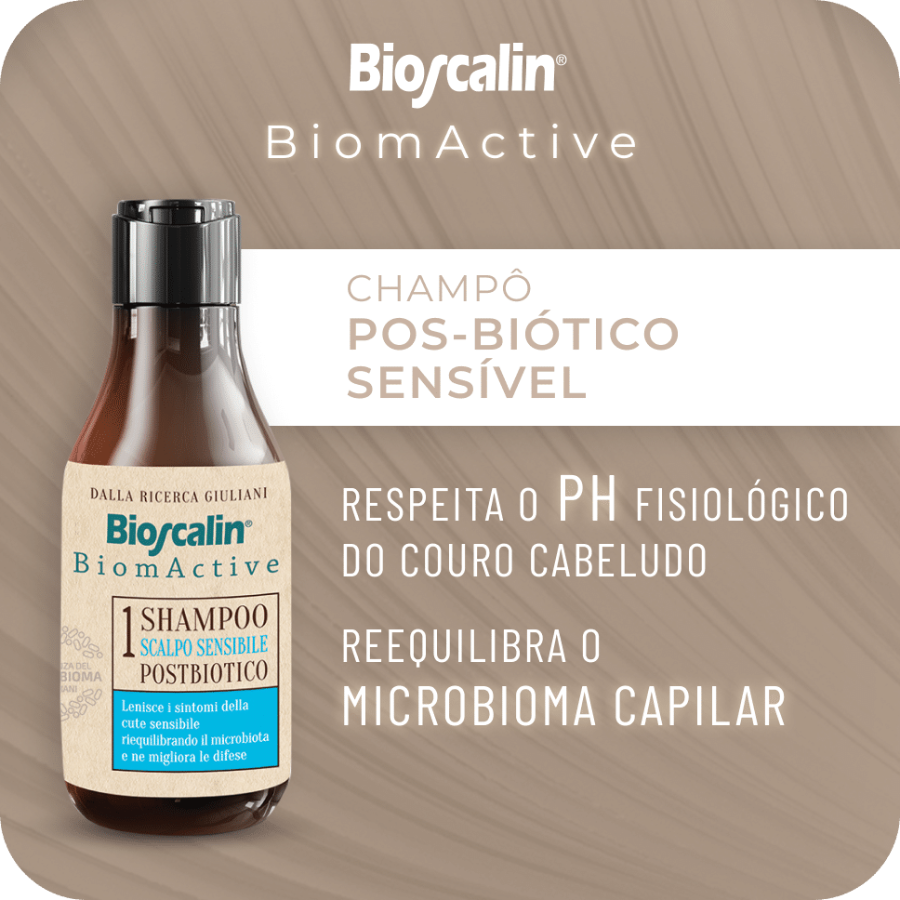 Bioscalin BiomActive Post-Biotic Shampoo Sensitive Scalp 200ml