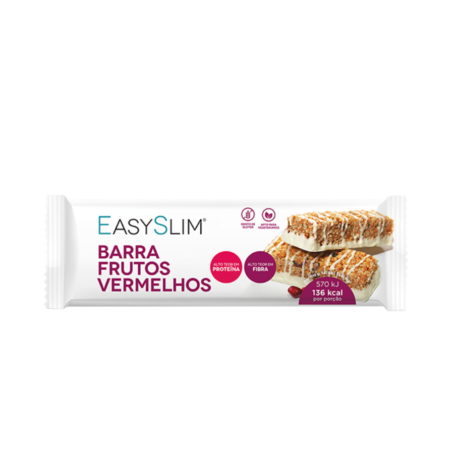 Easyslim Barras Frutos Vermelhos x4