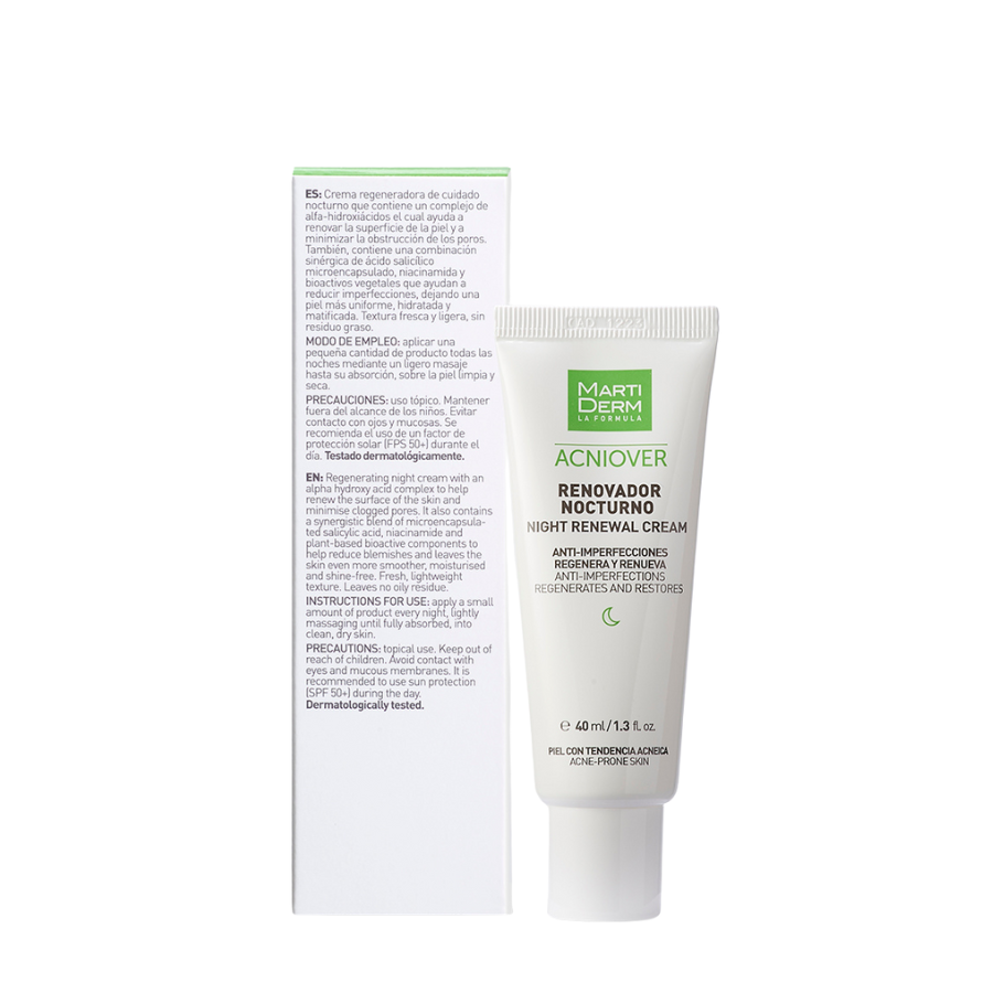 Martiderm Acniover Creme Renovador Noite 40ml