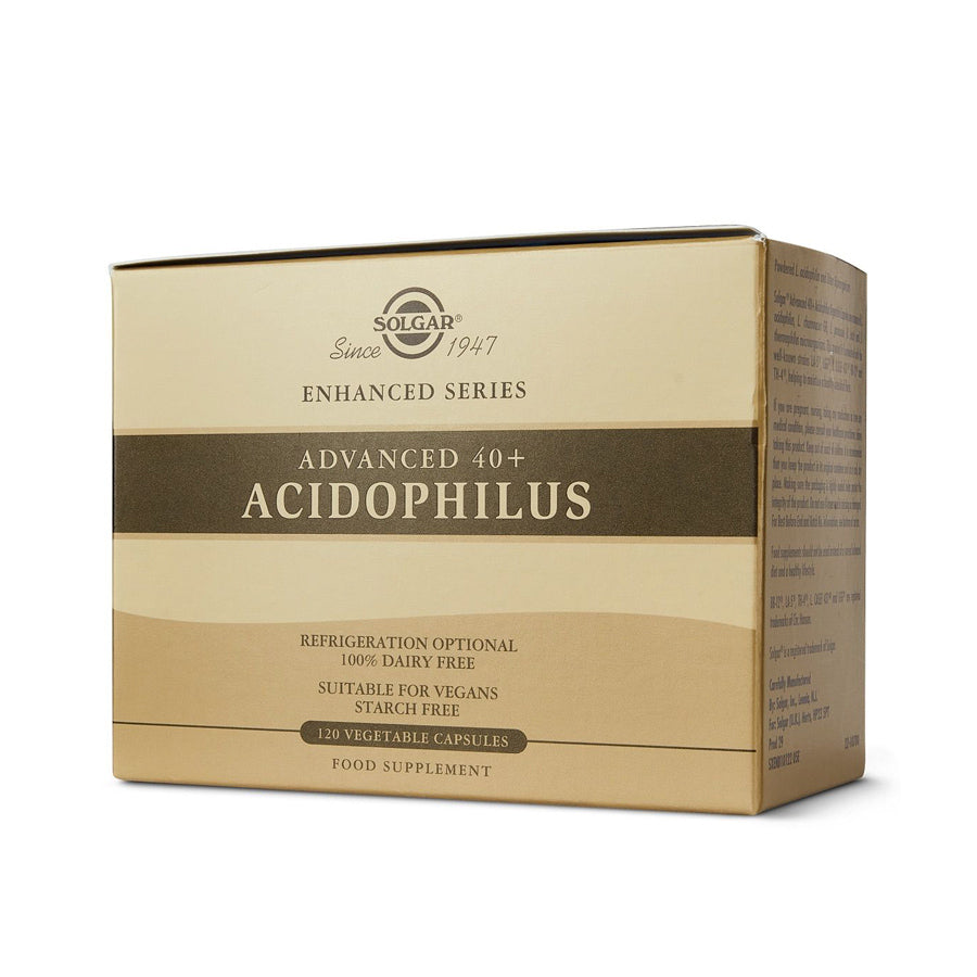 Solgar Advanced 40+ Cápsulas de acidophilus x120