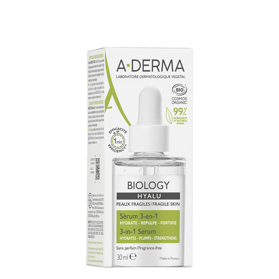 A-Derma Biology Hyalu Sérum 3 en 1 30 ml