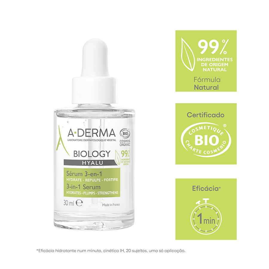 A-Derma Biology Hyalu 3 in 1 Serum 30ml