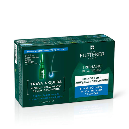 René Furterer Triphasic Reactional Anti-Hair Loss Ampoules x12