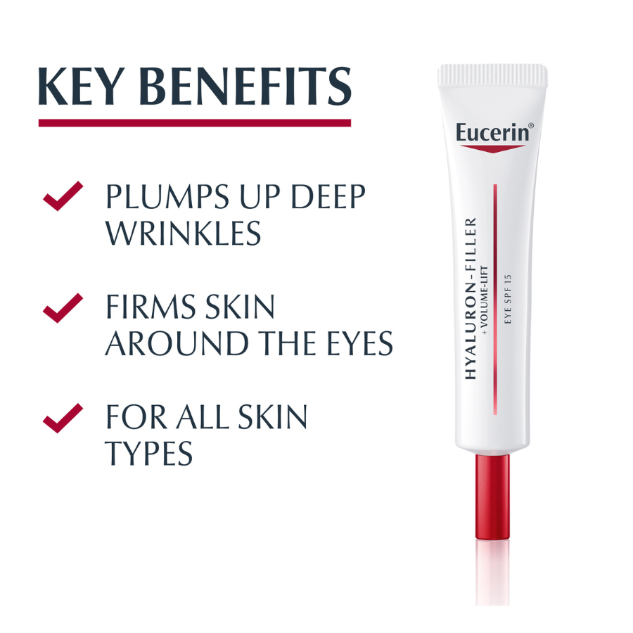 Eucerin Hyaluron-Filler + Contorno de Ojos Volume-Lift 15ml