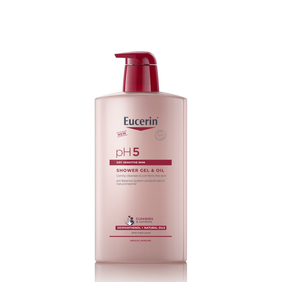 Eucerin pH5 Shower Gel and Oil 1000ml