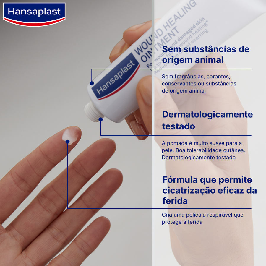 Hansaplast Pomada para a Cicatrização de Feridas 50g