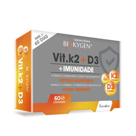 Biokygen Vitamina K2 + D3 + Comprimidos Inmunidad x60