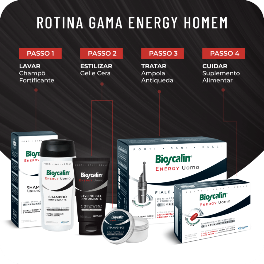 Bioscalin Energy Homem Anti-Queda Comprimidos 3x30 2=3