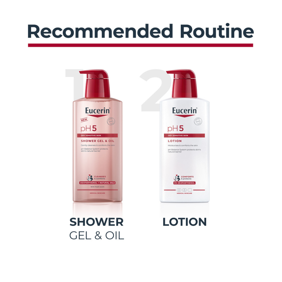 Eucerin pH5 gel and bath oil 400ml