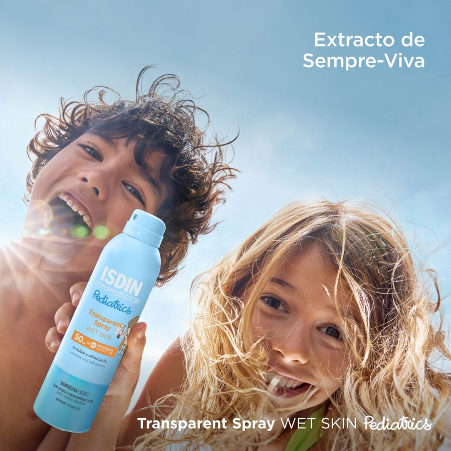 Isdin Pediatrics Spray Transparente Piel Mojada SPF50+ 250ml