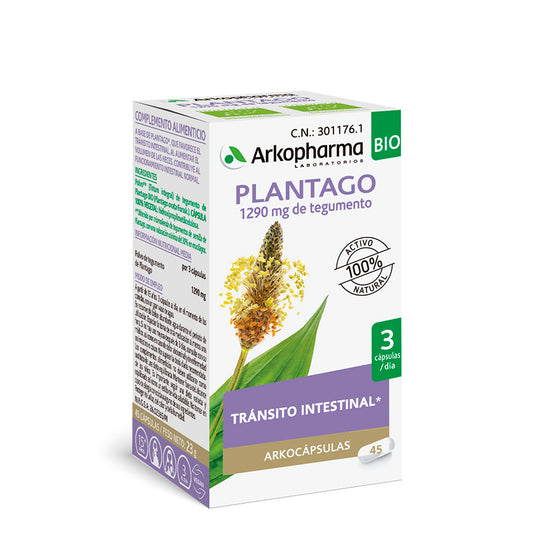 Arkocápsulas Plantago Capsules x45