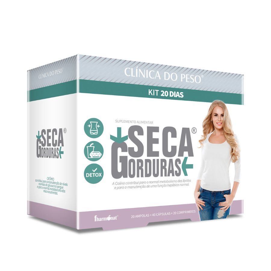 Seca Gorduras Kit 20 Dias Clínica do Peso