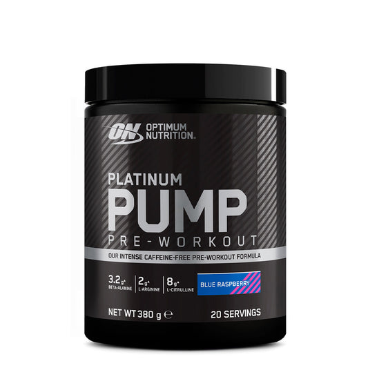 Optimum Nutrition Platinum Pump Pré-entraînement Framboise 380g