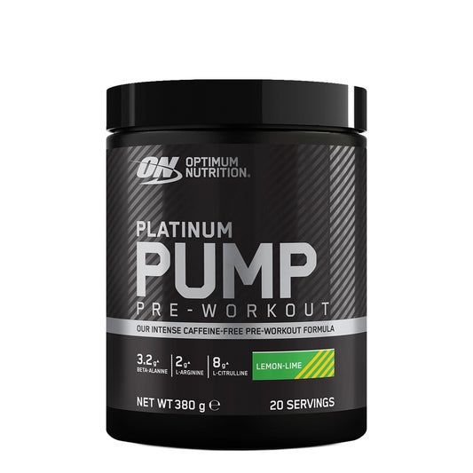 Optimum Nutrition Platinum Pump Pre-Workout Lima-Limão 380g