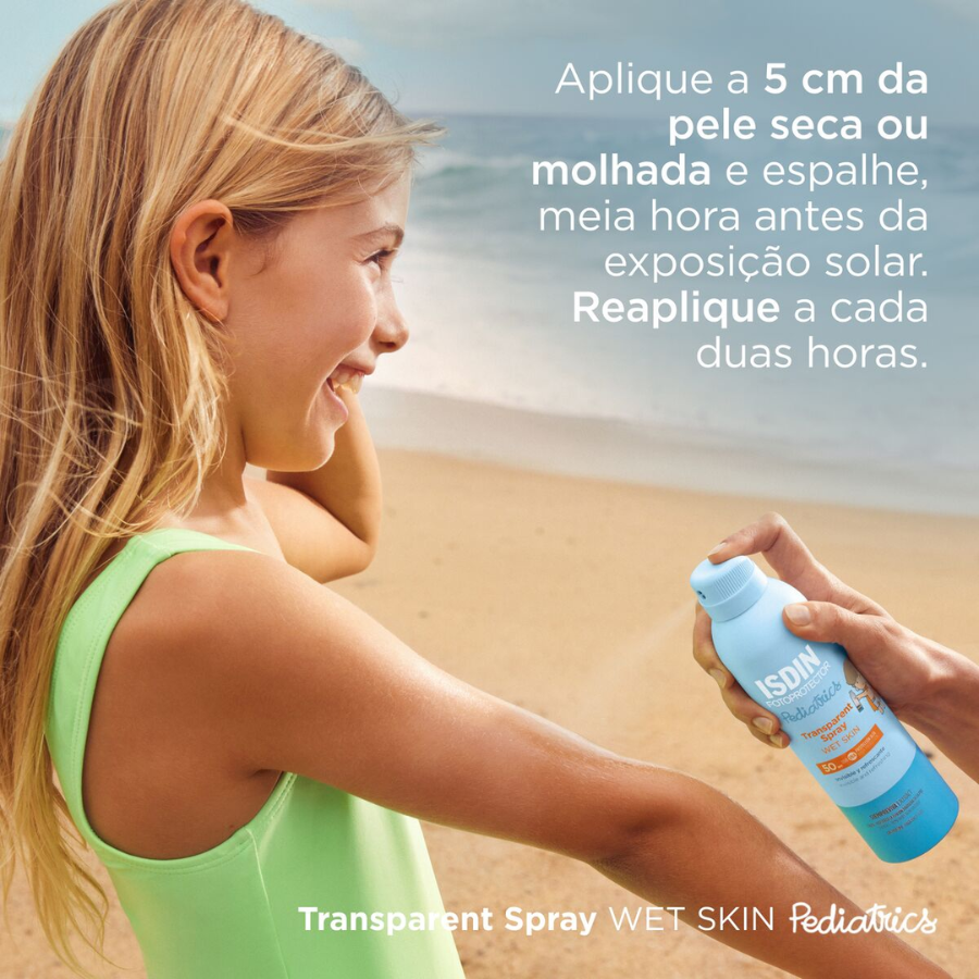 Isdin Pediatrics Spray Transparente Piel Mojada SPF50+ 250ml