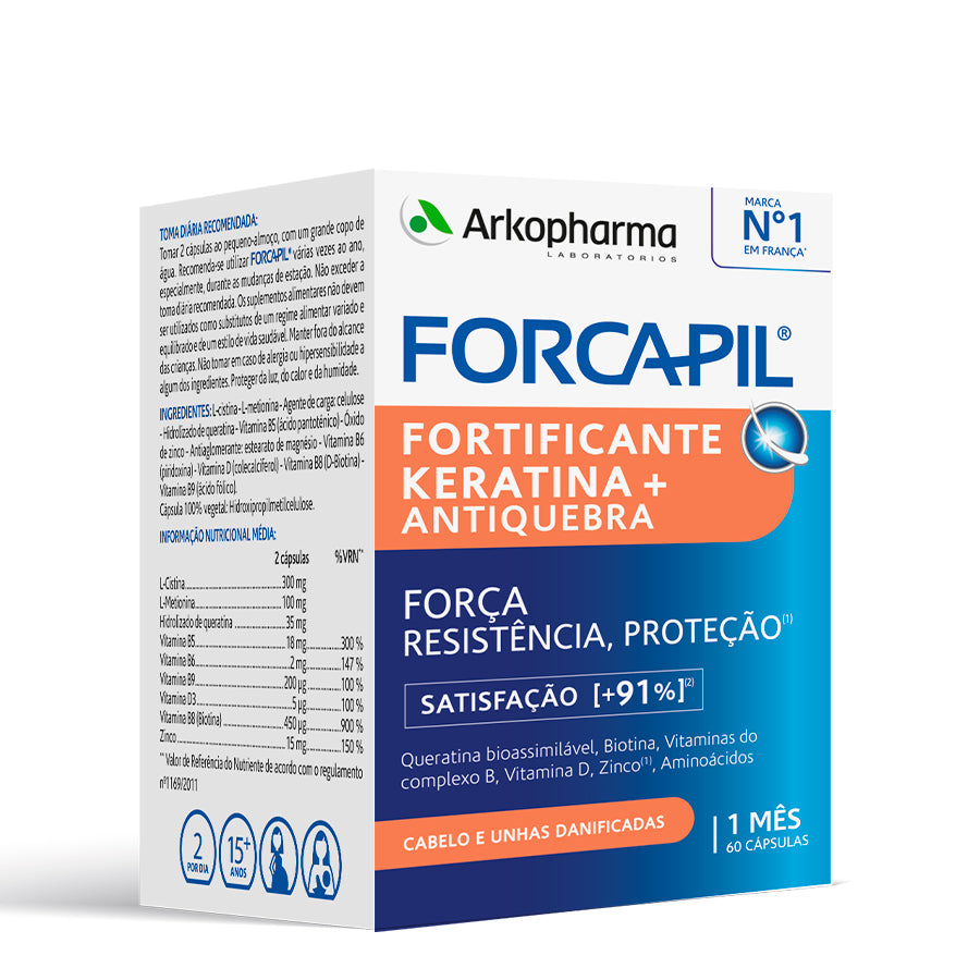 Forcapil Fortifying Keratina+ Capsules x60