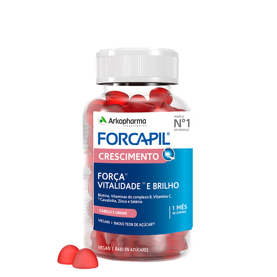 Forcapil Crescimento e Vitalidade Capilar Gomas x60