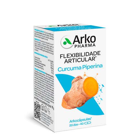 Arkocápsulas Cúrcuma Piperina Cápsulas x40