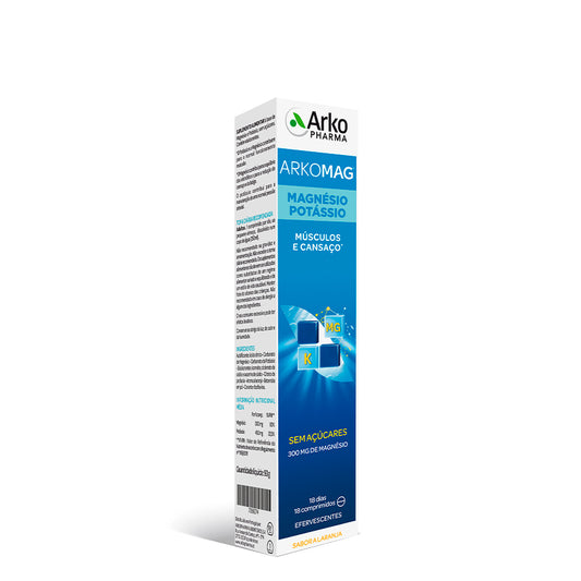 Arkomag Magnesium + Potassium Effervescent Tablets x18