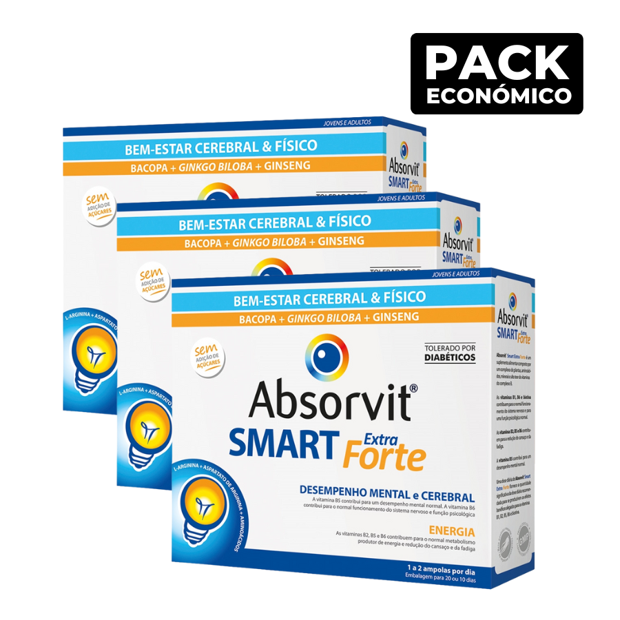 Absorvit Smart Extra Forte Ampolas 3x30